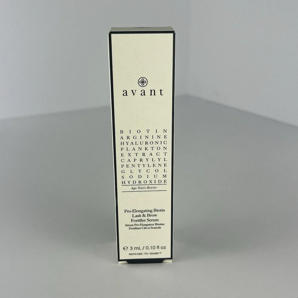 24 Avant Pro-Elongating Biotin Lash & Brow Fortifier Serum Unisex 3ml 0.1oz New